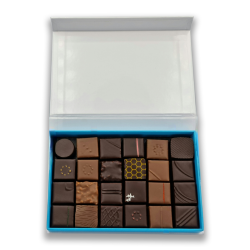 copy of Coffret de 25 chocolats noirs