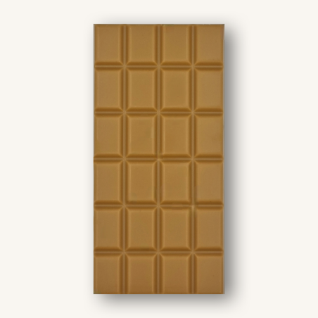 Tablette blanc caramélisé minimum 35% de cacao