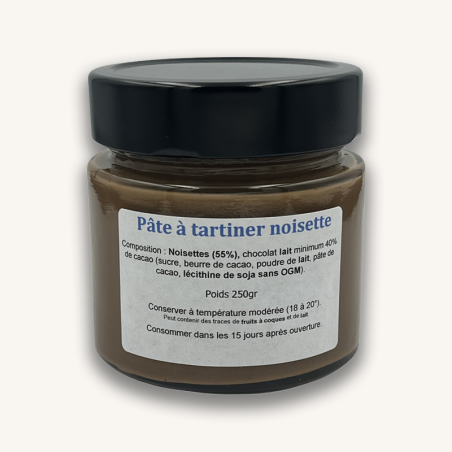 Pâte à tartiner noisette