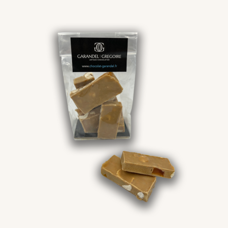 Croqs blanc caramélisé